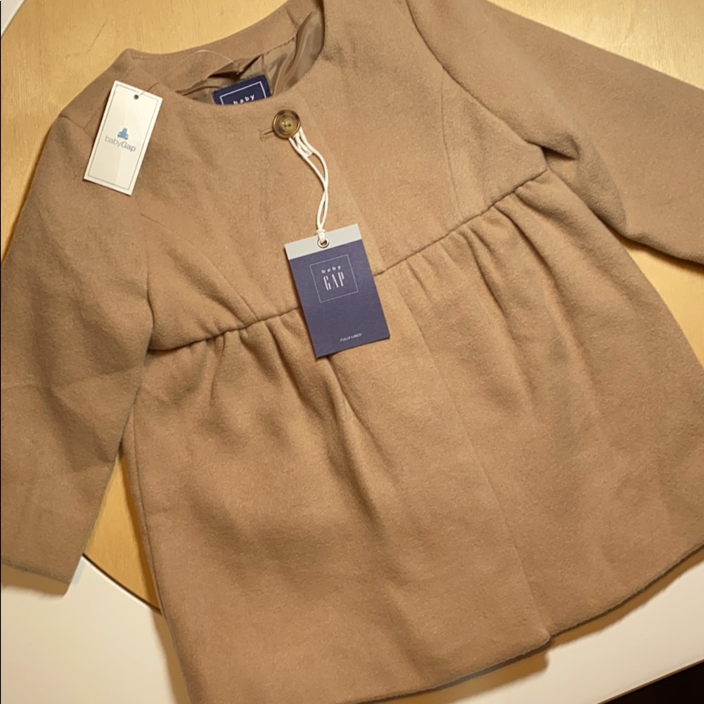 Baby gap lined button down dress coat